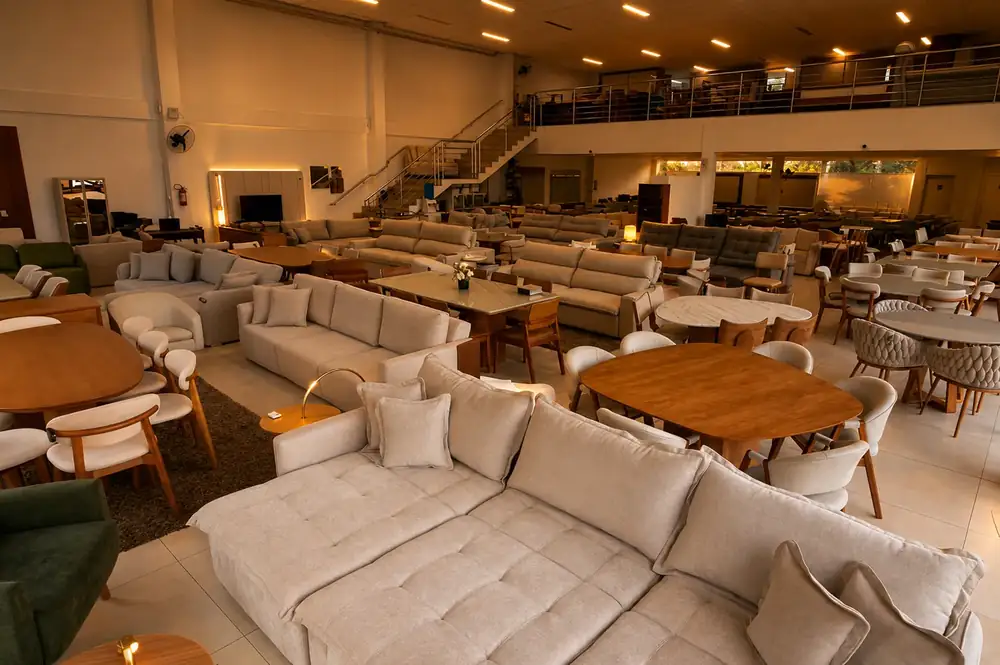 Detalhes do showroom Attraktiva Blumenau