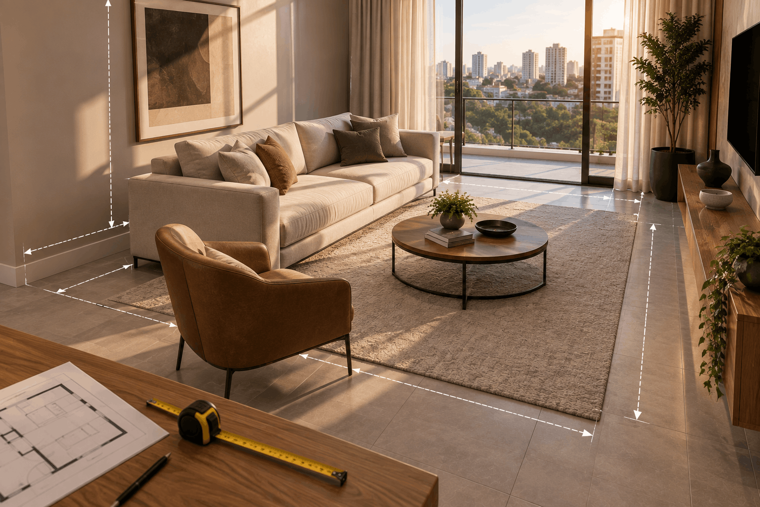 Como medir um ambiente antes de comprar um móvel